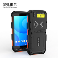 Terminal Portátil Robusto PDA Android 13 con RFID, Pantalla de 5.5 Pulgadas, Recopilación de Datos, Lector UHF RFID de 860-960 MHz y Escáner de Código de Barras 2D