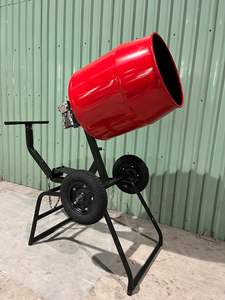 เครื่องผสมซีเมนต์ขนาดเล็กใช้พลังงานไฟฟ้าจากแก๊สดีเซลเครื่องจักรก่อสร้างขนาดเบา175L 150L - Product Image 3