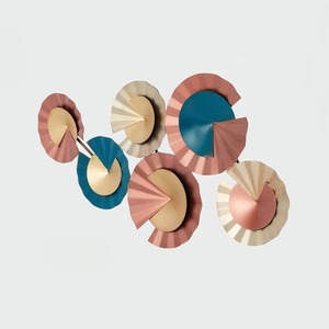 Panneau d'art mural en métal en fer au design moderne exclusif, fabriqué à la main, printemps encadré de luxe, utilisation intérieure suspendue décorative pour la maison en plein air - Product Image 2