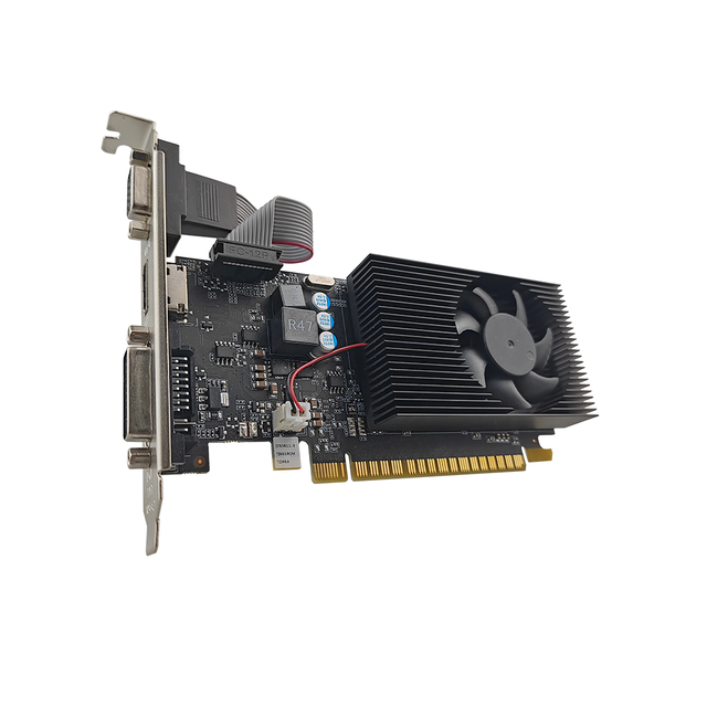 Geforce GT 730 DDR3 2GB 4GB Optional PCIe X16 Low Profile GT730 Chipset HD VGA DVI Output Computer GPU for Office