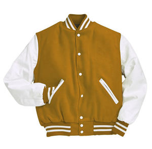 Venta al por mayor nuevo diseño logotipo bordado Letterman chaqueta de invierno Versity personalizado para hombre chaquetas de Bombardero - Product Image 5