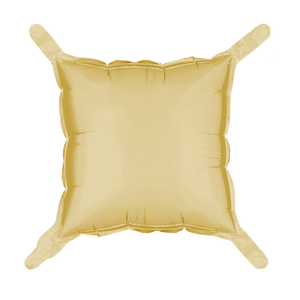 Palloncini Quadrati Dorati 'Party Love' 60Cm, Confezione da 12 Pezzi - Product Image 1