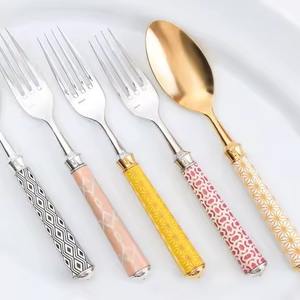 Juego de Cubiertos Modernos de Acero Inoxidable, Tenedor, Cuchara, Cuchillo, Cubiertos para el Hogar, Cocina, Restaurante, Vajilla - Product Image 6