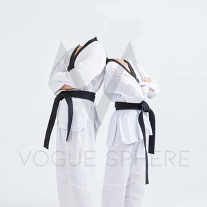 ชุดคาราเต้คุณภาพสูงแบบมืออาชีพ ผลิตตามสั่ง ระบายอากาศได้ดี ผลิตจากโพลีเอสเตอร์/ผ้าฝ้าย พร้อมโลโก้สั่งทำ - Product Image 3
