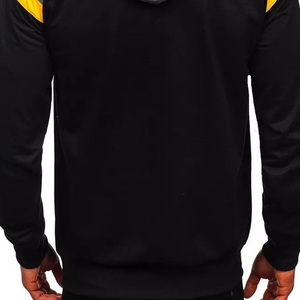 Sweat-shirts à capuche zippés pour hommes sur mesure, tendance, contraste de couleurs, sweats-shirts à capuche zippés personnalisés, nouvelle mode, vêtements pour hommes - Product Image 6