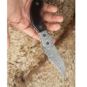 Couteau de poche pliant artisanal en acier inoxydable, support OEM, manche en bois, pour camping et usage quotidien, garantie 3 ans - Product Image 5