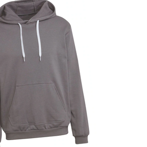 Premium Plain <b>Grey</b> Hoodie For <b>Men</b> Women Casual Winter <b>Fleece</b> Pullover Hoodie Soft Fabric Streetwear Fashion Wholesale Supplier - Product Image 6