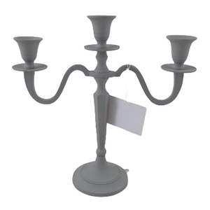 Decoración del hogar Metal vela Pilar titular humo piedra vela soporte para sala de estar boda decoración hecha a mano - Product Image 5