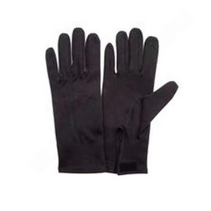 Guantes negros de algodón Vestido de uniforme suave Guantes de seguridad para manos ceremoniales de algodón - Product Image 2