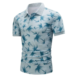 Camiseta 100% de algodón para hombre, Polo estampado por sublimación - Product Image 3