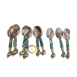 Cuchara de nácar hecha a mano, vajilla elegante para restaurantes y hoteles de lujo para ensalada, cena de decoración de Vienam - Product Image 4