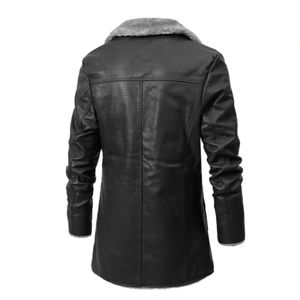 Veste en cuir décontractée de haute qualité en gros, conçue avec une coupe décontractée, des poches fonctionnelles et une qualité de cuir durable - Product Image 2