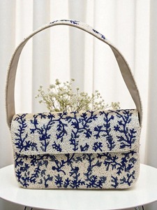 กระเป๋าอะคริลิคสำหรับผู้หญิงด้ามจับเป็นวงกลมทำจากเรซินกระเป๋าถือลูกปัดโปร่งใสงานแฮนด์เมดสำหรับงานแต่งงาน/ตอนเย็น/ปาร์ตี้ - Product Image 4