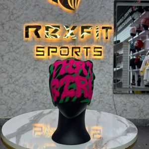Top Selling Custom Printed Breathable <b>Waterproof</b> Unisex Adjustable Sports <b>Beanie</b> Image Comfortable Fit Low MOQ 100% Acrylic - Product Image 2