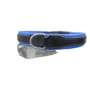 สายรัดอกสุนัขหนังปรับได้ ดีไซน์บุนวมกว้าง อุปกรณ์สัตว์เลี้ยงระดับพรีเมียม - Product Image 1