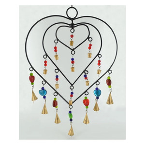 ลูกปัดแก้วทำด้วยมือส่งตรงจากโรงงานเครื่องประดับแขวนหน้าต่างเหล็กกระดิ่งลมสำหรับสวนระเบียงตกแต่งกลางแจ้งบรรยากาศ - Product Image 6