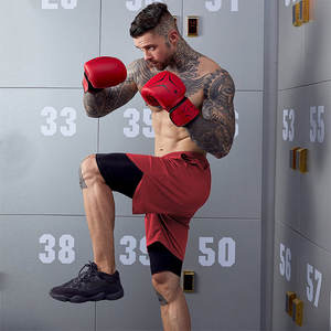 Pantalones Cortos Deportivos Casuales para Hombre, Cintura Elástica, 100% Poliéster, Secado Rápido, para Gimnasio y Correr, Venta al Por Mayor - Product Image 6