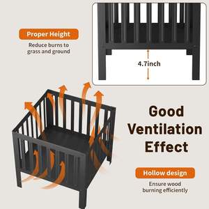 Modernas Braseras de Acero Resistente a Gas Natural, Portátiles para Uso Nocturno en Exteriores, hasta 9999 BTU, Personalizables, India - Product Image 2