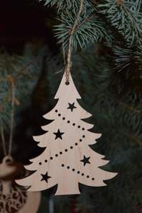 Elegant Premium Quality <b>Christmas</b> <b>Tree</b> Wood Craft for Festival Wall Decor and <b>Wooden</b> Boxes - Product Image 2