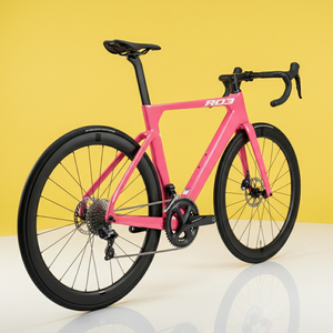 Road Carbon 700C - Aero Road Frame Freno de disco de enrutamiento interno Compatible con Sensah 24 Speed Aero Road Bike - Product Image 5