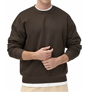 Ensemble de mode unisexe de haute qualité, en molleton épais 100% coton, uni, teint en pièce, coupe classique, respirant, écologique, personnalisable - Product Image 3