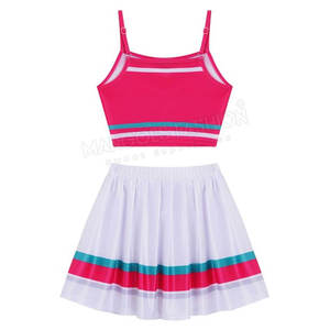 ชุดยูนิฟอร์มเชียร์ลีดเดอร์เด็กแบบสั่งทำพิเศษ พิมพ์ลาย พร้อมประดับคริสตัล ขายส่งชุดยูนิฟอร์มเชียร์ลีดเดอร์ - Product Image 4