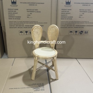 Silla Infantil de Ratán Tejida a Mano para Alquiler en Eventos, Bodas, Fiestas, Cumpleaños, Estudio de Fotografía, Venta al Por Mayor - Product Image 1