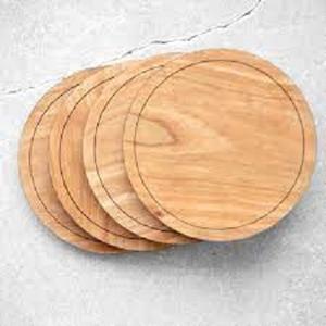 Wholesale Low Price Custom Laser Engrave Logo <b>Blank</b> Natural Square Round Acacia <b>Wood</b> Coaster <b>for</b> Drinks - Product Image 2