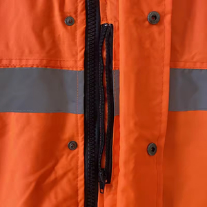 2026 Customized High Quality <b>Canvas</b> Stand Collar Waterproof Breathable Winter Safety <b>Jacket</b> for <b>Men</b> - Product Image 4