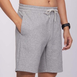 Short basique personnalisé pour hommes 2025 tissu respirant pour les jeunes 100% coton couleur unie lâche décontracté vêtements pour hommes Jogging Shorts - Product Image 3