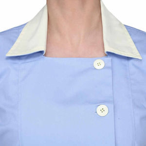Women's New Eco-Friendly <b>Canvas</b> Nurse Scrub Suit <b>Long</b> Sleeve Hospital Uniform for Summer - Product Image 2
