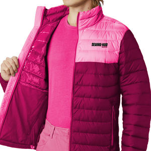 เสื้อกันลมลำลองคอตั้งสำหรับผู้ชาย, เสื้อแจ็คเก็ตขนเป็ดฤดูหนาวปรับแต่งสีได้สำหรับกิจกรรมกลางแจ้งของผู้ชาย - Product Image 4