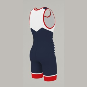 Singlet de Lucha Libre para Adultos y Niños, Diseño Personalizado al por Mayor, Impresión por Sublimación, Elástico y de Secado Rápido para Ropa Deportiva de Lucha Libre - Product Image 3