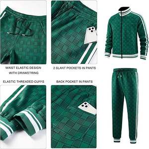 Survêtements pour hommes de haute qualité 100% polyester Motif uni - Product Image 5