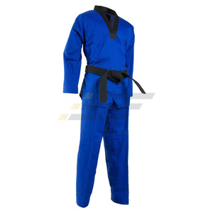 Uniforme de Artes Marciales Personalizado al por Mayor OEM, 100% Algodón, Uniforme de Taekwondo Resistente de Fabricante Pakistaní - Product Image 6