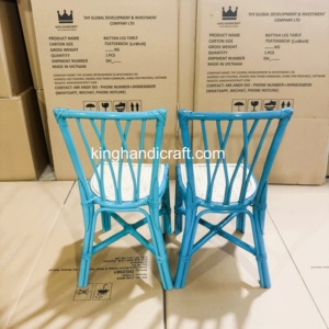 Chaise enfant moderne en rotin faite à la main pour location, idéale pour fêtes d'anniversaire, mariages, événements, vente en gros, directement de l'usine au Vietnam - Product Image 5