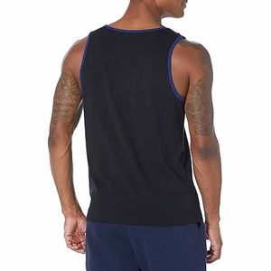 Camiseta sin mangas de secado rápido personalizada, camisetas sin mangas con estampado completo de sublimación de tinte para hombre, camiseta sin mangas para gimnasio de verano para hombre, chalecos de Fitness - Product Image 4