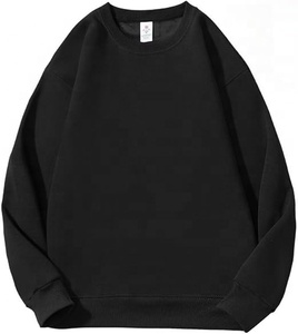 Sudadera de lujo de poliéster/algodón de alto gramaje con bolsillo extragrande, estilo urbano, holgada, para hombre, primavera - Product Image 1