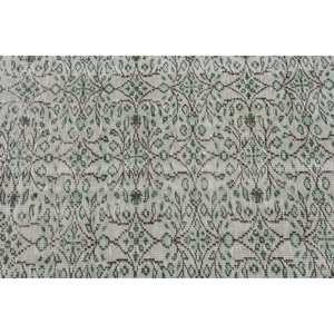 Alfombra turca Vintage área grande 3,7X6,7 pies lana hecha a mano verde blanco Patchwork diseño Rectangular pasillo látex para decoración de habitación - Product Image 5