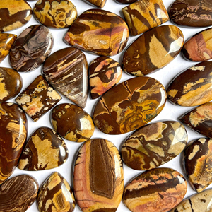 100% Natural Outback Jasper Cabochon AAA Grado Piedra preciosa suelta Tamaño libre Piedra de forma mixta para la fabricación de joyas - Product Image 1