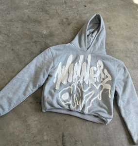 เสื้อฮู้ดกันแดดฟอกวินเทจสำหรับผู้ชายเสื้อฮู้ดปักลายโลโก้ตามสั่ง - Product Image 1