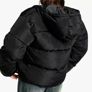 Veste d'hiver matelassée en coton pour femmes 2026, coupe ample, capuche amovible avec doublure intérieure chaude matelassée - Product Image 6