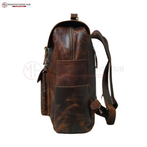 Mochila de Moda a Precio Económico al por Mayor en Existencia, Bolso de Hombro de Cuero, Mochila de Uso Diario, Mochila Personalizada de Moda Vintage de Cuero Genuino - Product Image 6