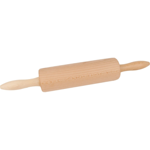 Rouleau à pâtisserie en bois de hêtre 40 cm, finition sablée, antiadhésif, pour pain et pierogi, vente en gros, logo personnalisé - Product Image 1