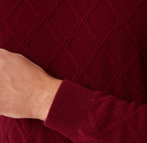 Décoration hommes chandails automne hiver vente en gros sur mesure élégant chaud décontracté mode tricots haute qualité derniers vêtements - Product Image 4