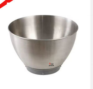 Bol de service design en aluminium doré à l'aspect gaufré avec poignée pour restaurant et bar d'hôtel - Product Image 3