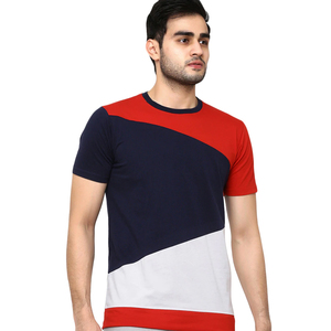<b>Slim</b> Fit Men's USA Style Block T-Shirts Half Sleeve Round Neck Pullover Outdoor Adult T-Shirts For Summer - Product Image 4