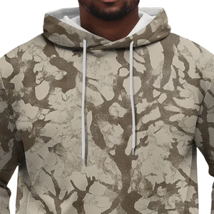 Sweats à capuche brodés personnalisés en coton 100% 600 g/m² pour hommes, streetwear de haute qualité, jungle, surdimensionné, imprimé - Product Image 5