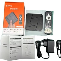 TV BOX S8 Pro Amlogic S905W2 ATV HDR10 4K Dual WiFi 2GB 16GB 4GB 32GB Android 12 TV Box IPTV Set Top Box Sampel Gratis