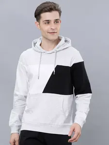 Hombres gris y negro con capucha Venta caliente nuevo estilo personalizar impresión hombres sudaderas con capucha última moda tarifa caliente calidad superior hombres sudaderas con capucha - Product Image 2